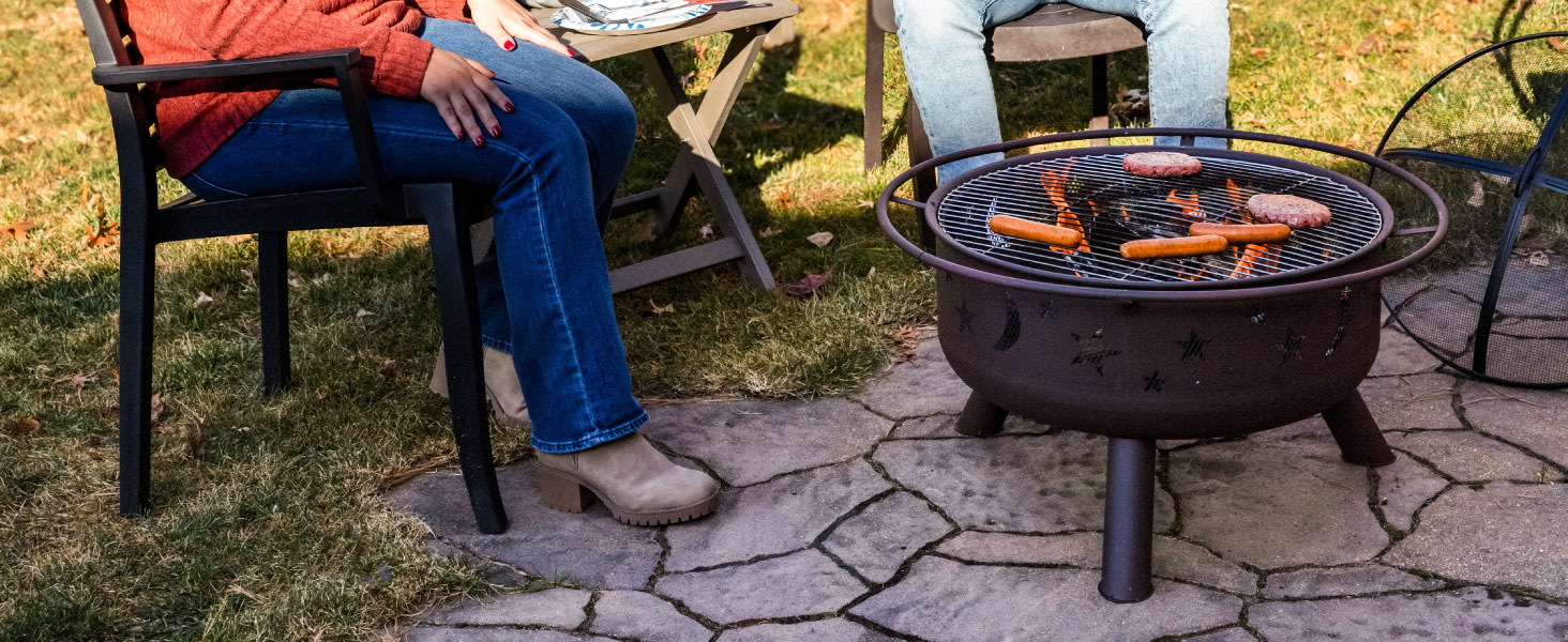 fire pits firepits bowl outside wood burning outdoor spark patio metal backyard yard camping bbq