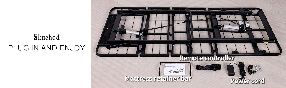 adjustable bed base no legs