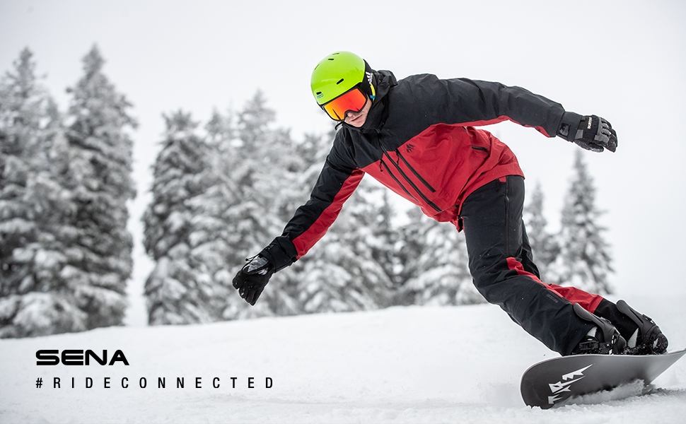 Sena Snowtalk 2 - Universal Bluetooth Headset for Snow Helmets with Built-In Wireless Intercom