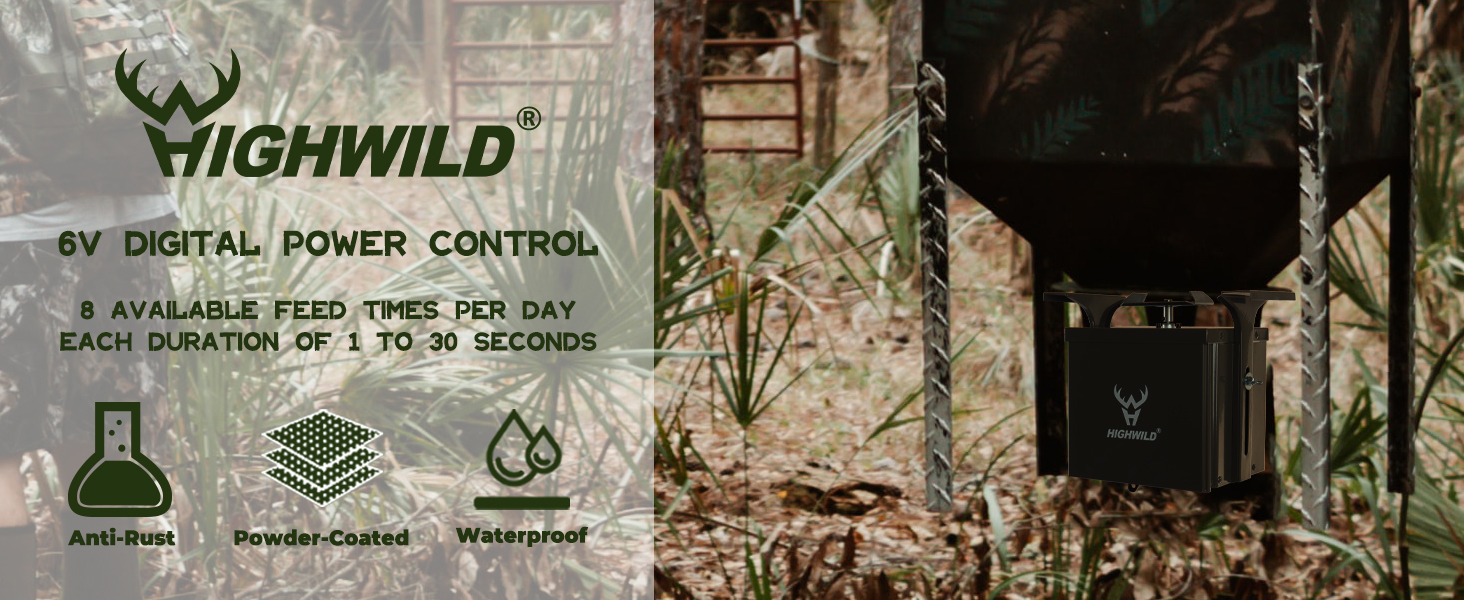 6-Volt Deer Feeder Digital Power Control Unit