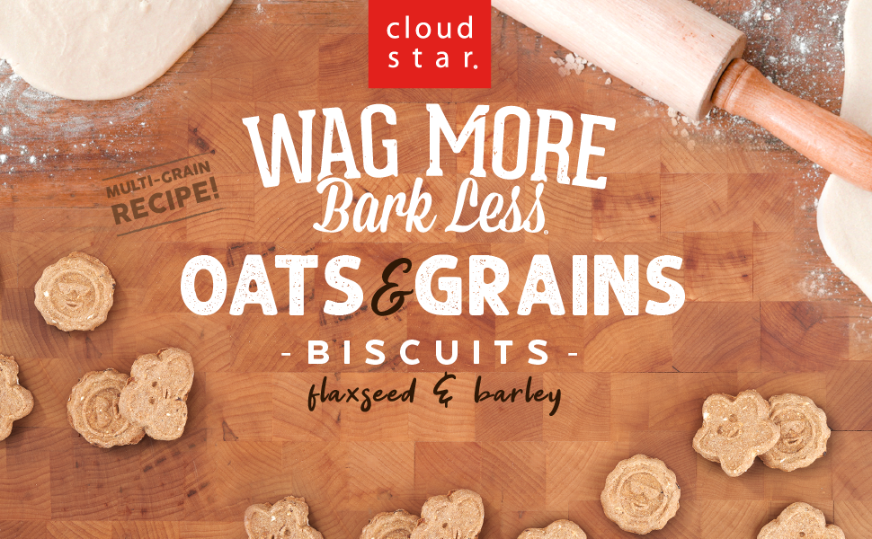 oats grains multi grain healthy crunchy biscuits dog treats flaxseed natural home made flavor taste