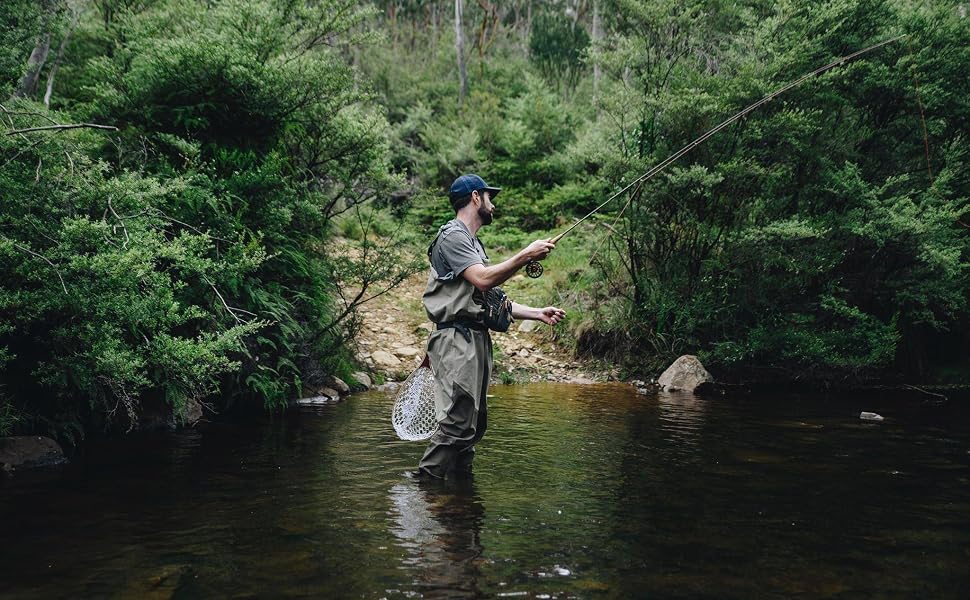 trout landing net release
