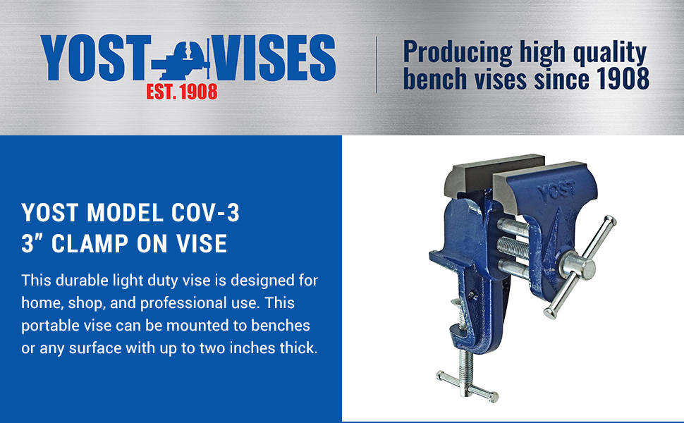 Yost Vises - COV-3 Clamp On Vise