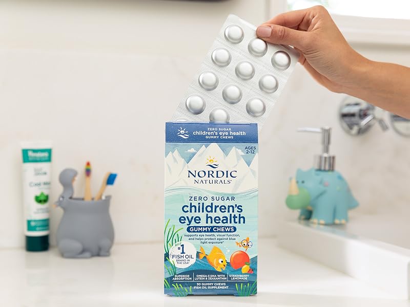 Zero Sugar Childrens Eye Health Gummy Chews