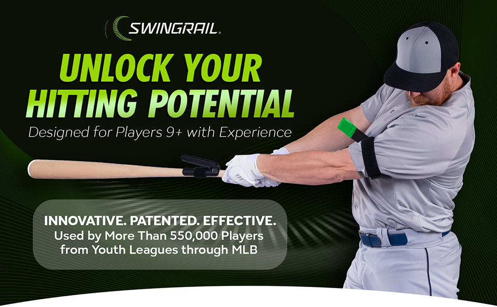 Unlock your hitting potential with swingrail swing trainer
