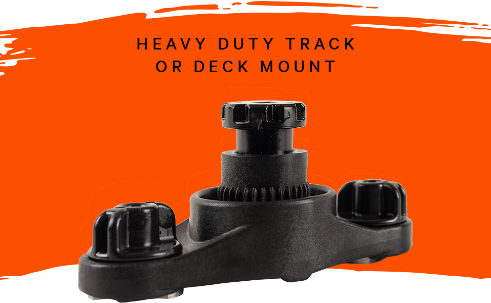 heavy duty track or deck mount