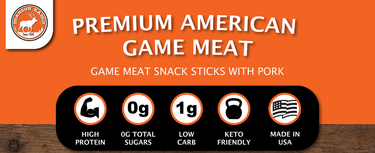 pearson ranch meat sticks game meat sticks