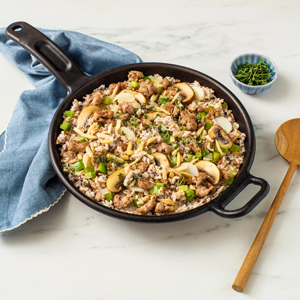 Texmati Rice, an aromatic cross between American long-grain white or brown rice and basmati rice