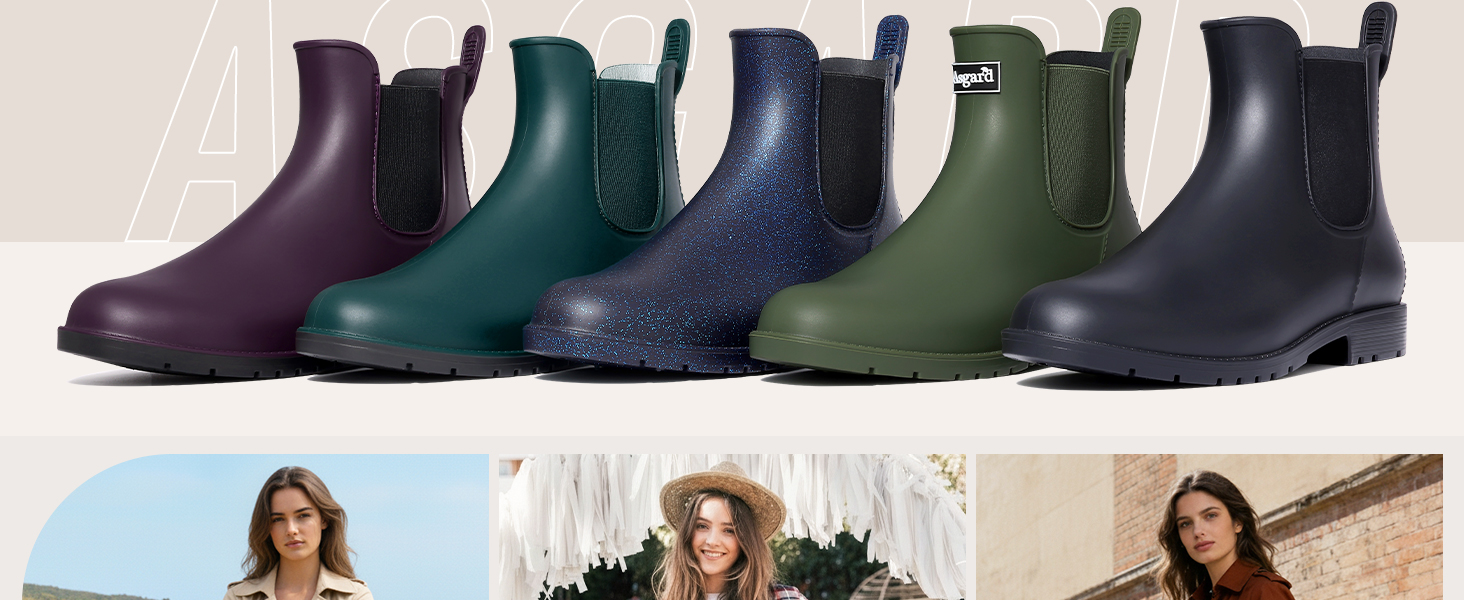 Elastic Goring 100% Waterproof . Non-slip Sole