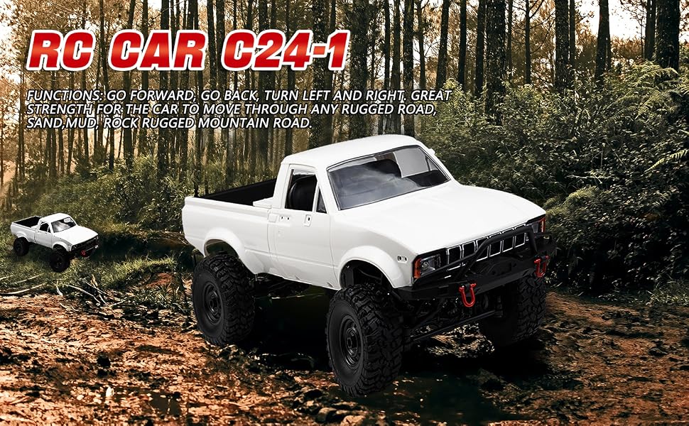 WPL C24 RC Car RC Rock Crawler Off-road trucks Hobby RC Trucks Remote Control Truck RC Trucks