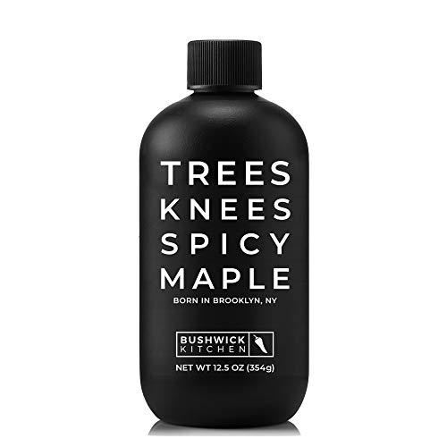 Trees Knees Spicy Maple Syrup, 11.5oz Grade A Organic Maple Syrup | Grade A Organic Maple Syrup - Habanero Infused - Made in the USA - Chicken, Bacon, Waffles & Breakfast Sandwiches