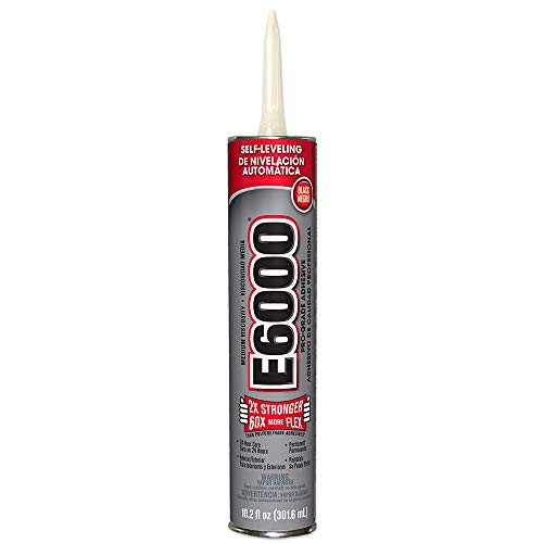 Eclectic Products 232031 10.2 oz. E-6000 Medium Visocity Industrial Strength Adhesives, Black | Strength Adhesives