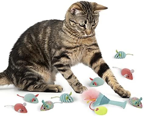 SmartyKat (16 Set Bundle) Birthday Bash Variety Pack Catnip Cat Toys - Multi Color, Set of 16