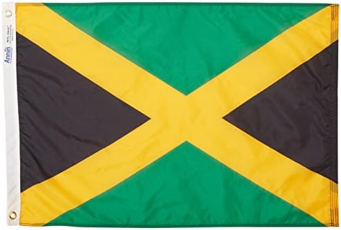 Annin Flagmakers Jamaica Flag - 4 x 6 Feet (Model 194242) | USA-Made to Official United Nations Design Specifications