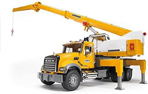 Bruder 02818 Mack Granite Liebherr Crane Truck