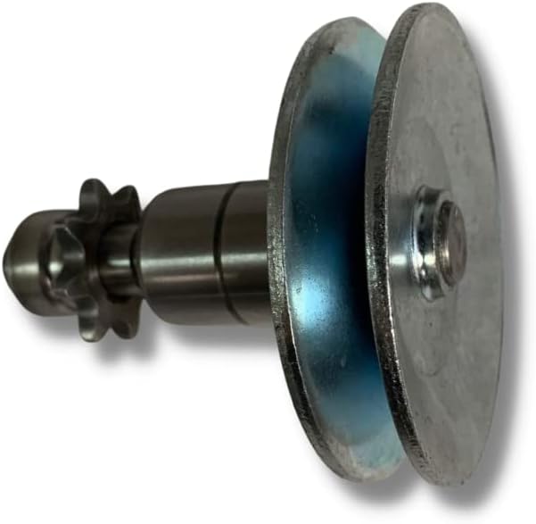 Jack Shaft W/Pulley & Sprocket for 20"-25" Mower Part# 1053 Made in U.S.A