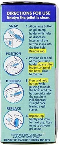 Mega Value Scrubbing Bubbles Toilet Cleaning Gel Fresh, 2 Dispensers, 8 Refills, 48 Gel Stamps, 10.72oz