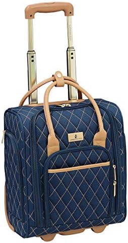 LONDON FOG Queensbury 15 Verticle Under The Seat Bag, Navy