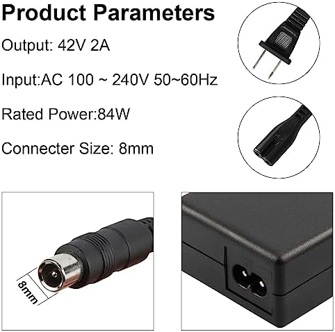 42V 2A RCA Connector for Ninebot Electric Scooter Charger