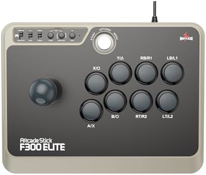 MAYFLASH Arcade Stick F300 Elite with Sanwa Buttons and Sanwa Joysticks for Switch/Switch 2, Xbox Series S/X, Xbox One, PS4, PS3, Windows, macOS