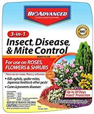 BioAdvanced 3-in-1 Insect, Disease, and Mite Control Spray - 24 fl oz | Insecticide, Fungicide & Miticide - Ready-to-Use - Prevents Pests and Diseases - Up to 30 Days Protection Bottle