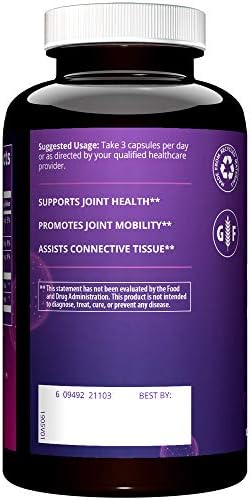 MRM Nutrition Glucosamine 1500mg & Chondroitin Sulfate 1200mg - 60 Servings | For Women and Men, Joint Support Supplement for Cartilage Health