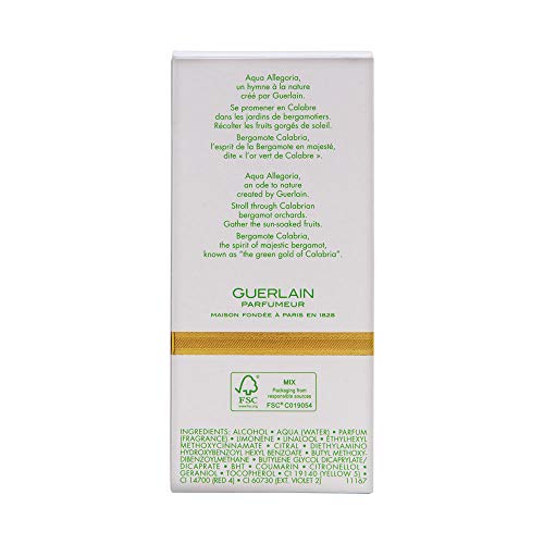 Guerlain Aqua Allegoria Bergamote Calabria for Women Eau De Toilette Spray, 125ml/ 4.2 Ounce