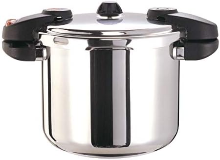 Buffalo 15 Qt Pressure Cooker Stainless Steel - Large Stove Top Canner | 15 Quart Pressure Canners for Canning - Easy to Clean Pressure Canning Pot with Lid - Can Cooker - QCP415