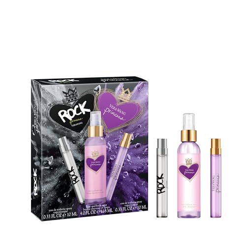 Vera Wang Princess Eau de Toilette for Women - Fruity Floral Scent - Sweet Notes of Vanilla, Water Lily, and Apricot - Feminine and Modern - 1.7 Fl Oz