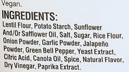 Simply 7 Lentil Chips, Jalapeno, 4-ounce Bags (Pack of 12)