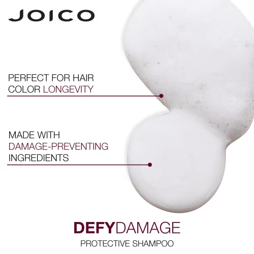 Joico Defy Damage Protective Shampoo & Conditioner Set | For Color-Treated Hair | Strengthen Bonds & Preserve Hair Color | With Moringa Seed Oil &