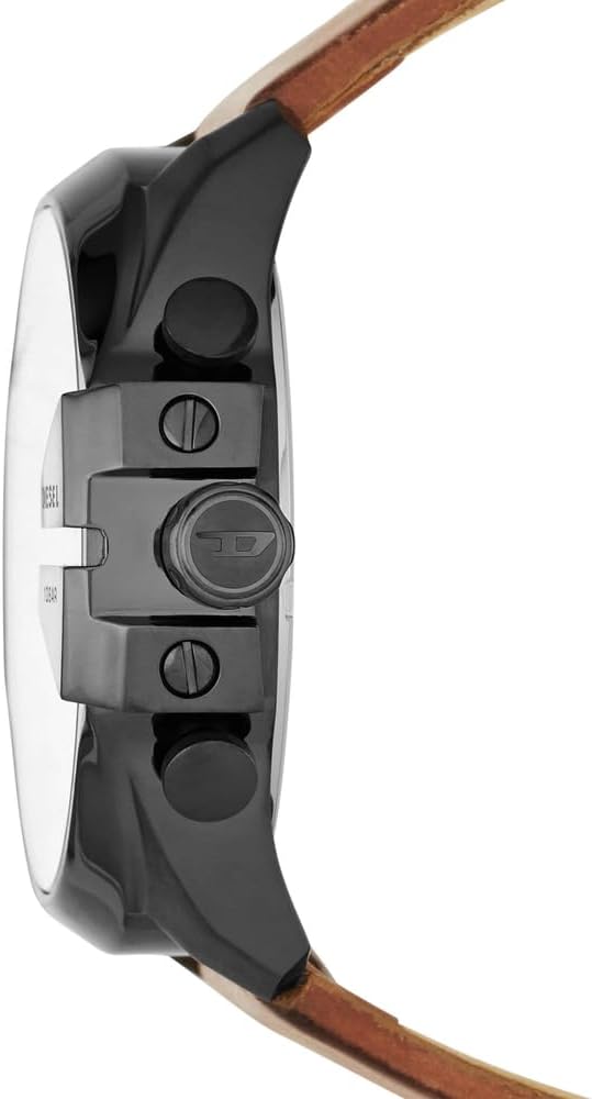 Diesel Mega Chief Watch for Men, Chronograph Men's Watch