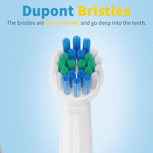 Replacement Toothbrush Heads Compatible with Oral B Braun, 12 Pcs | Professional Electric Toothbrush Brush Heads, Compatible with Oral B Replacement Heads Refill, 7000/Pro 1000/9600/500/3000