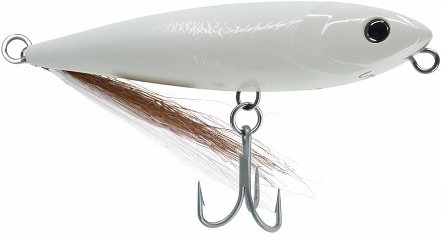 Hogy Classic Dog Walker Topwater Lure – 6" Walk-the-Dog Surface Plug – Rear-Weighted, Long Casting, Through-Wired Fishing Lure for Striped Bass