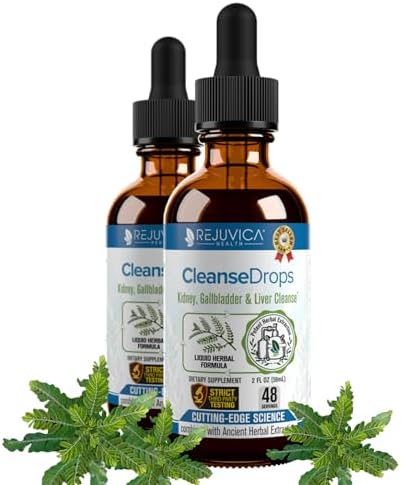 Cleanse Drops - Kidney and Gallbladder Supplement - Chanca Piedra Extracts.