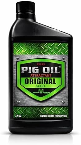 Pig Oil - Wild Hog Attractant - Long Lasting Hog Hunting Lure for attracting and harvesting Feral Hogs Around Your Feeder or Stand