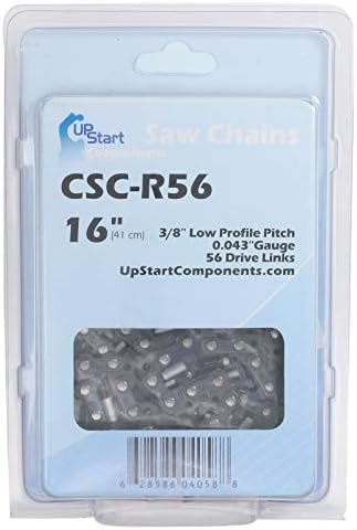 6-Pack 16-Inch Chainsaw Chain Replacement for EGO CS1600 56V Lithium-Ion