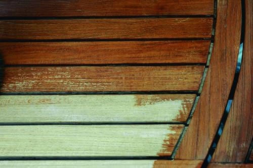 OWATROL Aquadecks, Wood Stain and Sealer, Matt Finish, 85 Oz, Teak | Protects Wood from UV & Moisture, Wood Stain & Sealer for Decks, Fences & Furniture, Water-Based, Won't Peel or Flake, Matt
