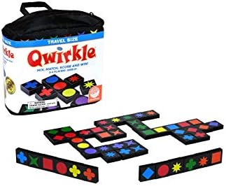 Mindware | Qwirkle: Travel (NEW) | Board Game | Ages 6+ | 2-4 Players | 45 Minutes Playing Time