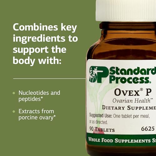 Standard Process Inc. Ovex P - Whole Food-Based Supplement to Support Your Health - with Porcine Ovary Cytosol Extract - 90 Tablets