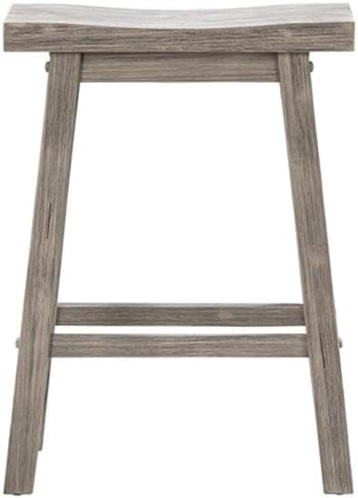 Boraam Sonoma Saddle Stool, Chestnut