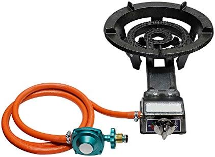 Electric Ignition Portable Propane Super Gas Stove Burner Heavy Duty Cast Iron