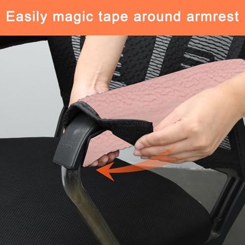 AHIER Wheelchair Armrest Pads, 2PCS Sheepskin Fleece Wheelchair Armrest Covers, Non Slip Arm Rest Cover Cushion pad for Wheelchairs