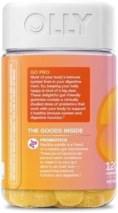 OLLY Probiotic Gummy, Immune System & Digestive Support*, Mango - 50 Count