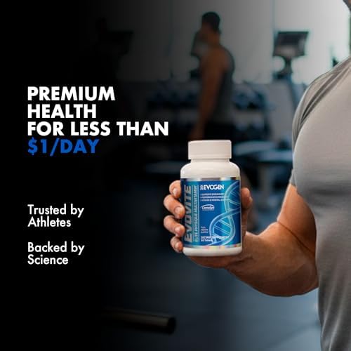 Evogen Evovite Multivitamin Tablets | 30 Servings | Albion chelated minerals with CarnoSyn beta-alanine, Longvida curcumin, boron