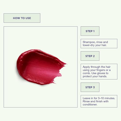 Maria Nila, Color Refresh Pink Pop, Pink Hair Mask, Semi-Permanent Pigments, 100% Vegan & Sulfate/Paraben free