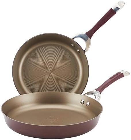 Circulon Symmetry Hard Anodized Nonstick Induction Frying Pan, 8.5-Inch Fry Pan, Black