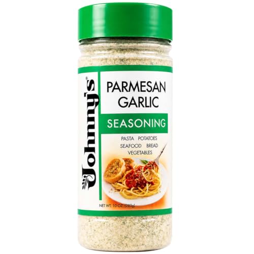 Johnny's - Garlic Spread & Seasoning - 10 oz | Garlic Seasoning Blend, Great For Bread, Pasta, Vegetables, Meats, Marinades, Dips & Everyday Cooking