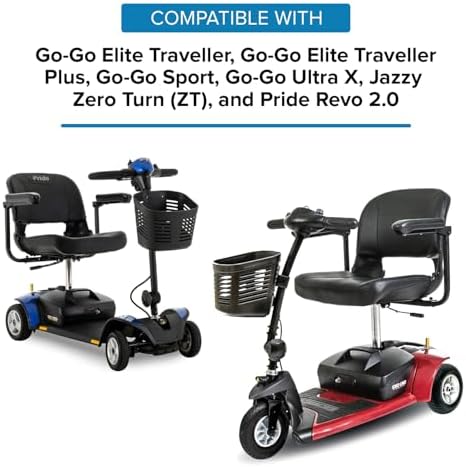 Tiller Adjustment Knob for Pride, Go-Go, and Jazzy Mobility Scooters - Replacement Knobs for GOGO Elite Traveller and Ultra X, Jazzy Zero Turn