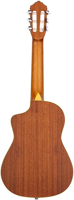 RQ39E Ortega Guitars Requinto Series Pro Solid Top Acoustic-Electric Nylon String Guitar w/Bag